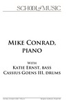 Mike Conrad, piano, October 4, 2021 [program]