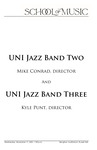 UNI Jazz Band Two and UNI Jazz Band Three, November 17, 2021 [program] by University of Northern Iowa