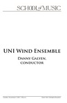 UNI Wind Ensemble, November 9, 2021 [program] by University of Northern Iowa