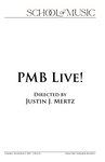 PMB Live!, November 2, 2021 [program] by University of Northern Iowa