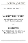 Varsity Glee Club and Cecilians, October 26, 2021 [program] by University of Northern Iowa