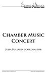 Chamber Music Concert, March 9, 2020 [program]