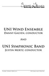 UNI Wind Ensemble and UNI Symphonic Band, October 8, 2020 [program]