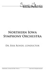 Northern Iowa Symphony Orchestra, October 28, 2020 [program] by University of Northern Iowa