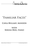 "Familiar Faces" Cayla Bellamy, bassoon, February 11, 2019 [program] by University of Northern Iowa