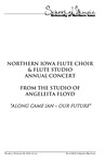 Northern Iowa Flute Choir and Flute Studio Annual Concert, February 26, 2019 [program]