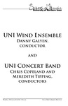 UNI Wind Ensemble and UNI Concert Band, February 28, 2019 [program]