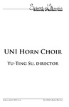 UNI Horn Choir. April 14, 2019 [program]