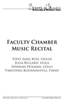 Faculty Chamber Music Recital, September 11, 2019 [program] by University of Northern Iowa