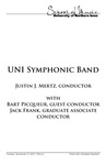 UNI Symphonic Band, November 12, 2019 [program] by University of Northern Iowa