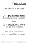 UNI Jazz Band One and UNI Jazz Band Two, October 11, 2019 [program] by University of Northern Iowa