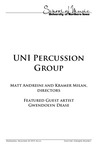 UNI Percussion Group, November 20, 2019 [program] by University of Northern Iowa