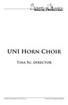 UNI Horn Choir, November 19, 2019 [program] by University of Northern Iowa