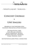 Concert Chorale and UNI Singers, October 25, 2019 [program] by University of Northern Iowa
