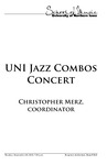 UNI Jazz Combos Concert, September 25, 2018 [program]