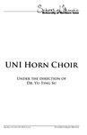 UNI Horn Choir, October 23, 2018 [program]