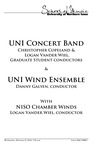 UNI Concert Band and UNI Wind Ensemble with NISO Chamber Winds, February 21, 2018 [program]