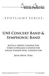 UNI Concert Band & Symphonic Band, April 18, 2018 [program] by University of Northern Iowa
