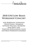 2018 UNI Low Brass Workshop Concert, April 7, 2018 [program] by University of Northern Iowa