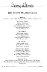 Jeff Scott Master Class, February 12. 2018 [program] by University of Northern Iowa