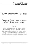 Iowa Saxophone Unite!, November 11, 2017 [program] by University of Northern Iowa