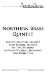 Northern Brass Quintet, October 24, 2017 [program]