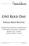 UNI Reed Day: Single Reed Recital, April 8, 2017 [program] by University of Northern Iowa