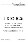 Trio 826, March 8, 2017 [program] by University of Northern Iowa