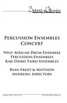 Percussion Ensembles Concert, March 9, 2017 [program] by University of Northern Iowa