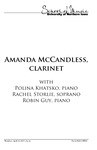 Amanda McCandless, clarinet, April 13, 2017 [program]