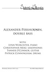 Alexander Pershounin, double bass, February 8, 2017 [program]