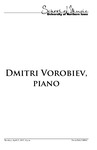 Dmitri Vorobiev, piano, April 11, 2017 [program] by University of Northern Iowa