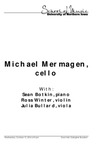 Michael Mermagen, cello, October 12, 2016 [program]