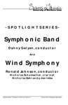 Symphonic Band and Wind Symphony, October 5, 2016 [program]