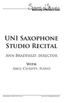 UNI Saxophone Studio Recital, April 20, 2016 [program]