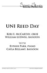 UNI Reed Day, March 26, 2016 [program] by University of Northern Iowa