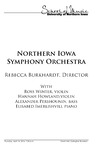 Northern Iowa Symphony Orchestra, April 14, 2016 [program]