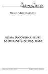 Alena Lugovkina, flute and Katherine Ventura, harp, March 22, 2016 [program]