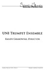 UNI Trumpet Ensemble, February 9, 2016 [program] by University of Northern Iowa. School of Music.