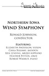 Northern Iowa Wind Symphony, April 18, 2016 [program]