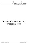 Karel Keldermans, Carillonneur, April 15, 2016 [program] by University of Northern Iowa. School of Music.