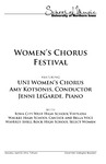 Women's Chorus Festival, April 25, 2016 [program] by University of Northern Iowa. School of Music.