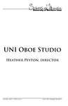 UNI Oboe Studio, April 11, 2016 [program]