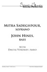 Mitra Sadeghpour, soprano, and John Hines, bass, March 7, 2016 [program] by University of Northern Iowa. School of Music.