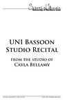UNI Bassoon Studio Recital, December 7, 2015 [program]