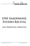 UNI Saxophone Studio Recital, December 3, 2015 [program]