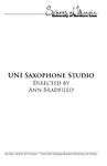 UNI Saxophone Studio, April 23, 2015 [program]