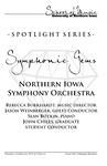 Symphonic Gems: Northern Iowa Symphony Orchestra, October 22, 2015 [program] by University of Northern Iowa. School of Music.