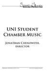 UNI Student Chamber Music, November 18, 2015 [program]