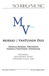 MV Duo, Moreau/VanTuinen Duo, March 24, 2023 [program]